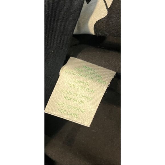 Lilly Pulitzer Crystal Black Toile Lining Strapless Beaded Waist Dress - Picture 9 of 9